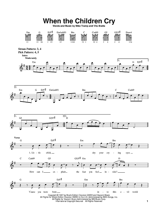 When The Children Cry