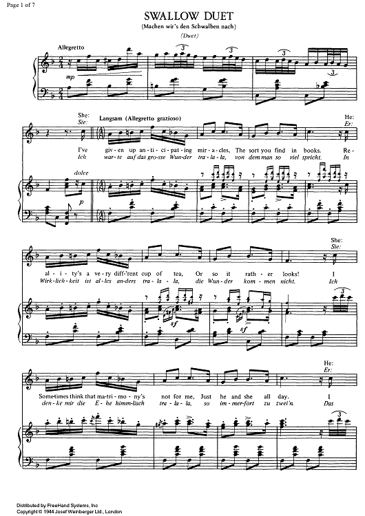 Swallow Duet