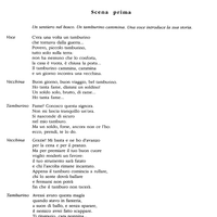 Il tamburino magico - Score