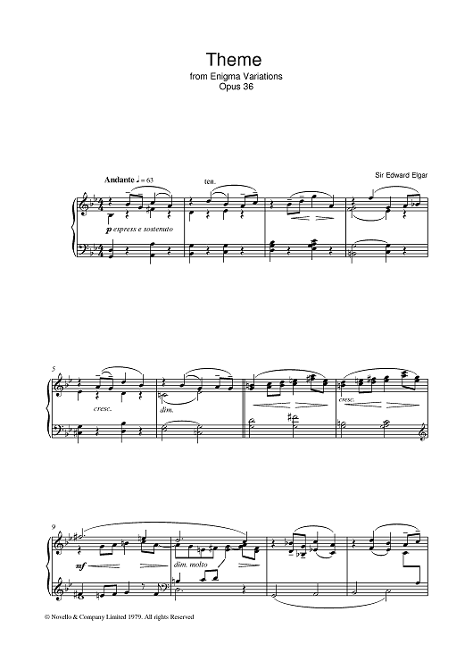 Theme from The Enigma Variations, Op.36