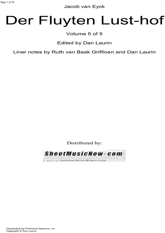 Der Fluyten Lust-hof Vol. 5