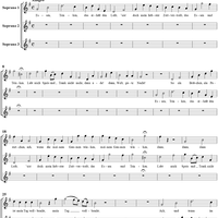 Essen, Trinken, three voice canon in G Major, K382e (K234)