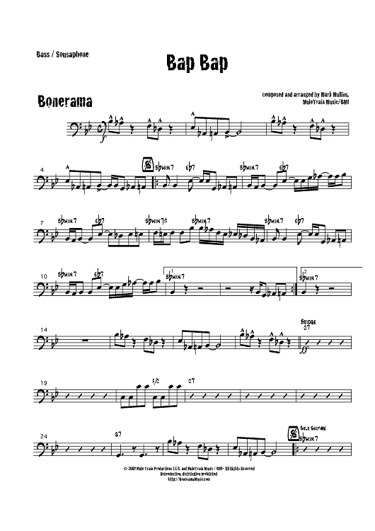 Bap Bap - Bass / Sousaphone