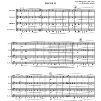 Three Pieces by Pierre Attaignant - Score