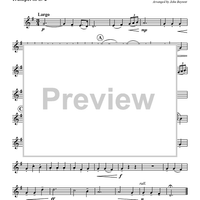 Largo in G from "Xerxes" - Trumpet 2 in B-flat