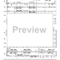 Prelude and Gavotte - Score