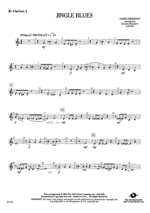 Jingle Blues - Bb Clarinet 2
