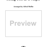String Trio in G major op. 1, no. 6 - Violin 2