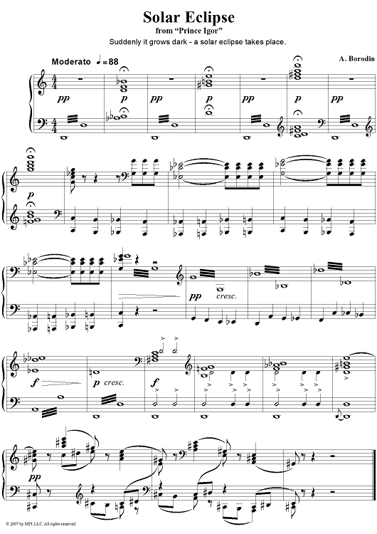 Prince Igor.  3. Solar Eclipse