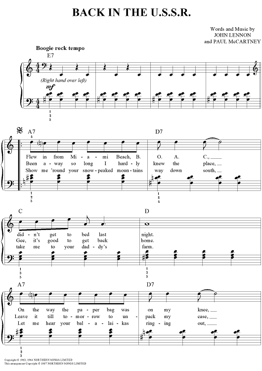 Back in the U.S.S.R.