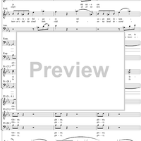 Recitative and Continuation of Grand Finale II from "Aida", Act 2 - Score