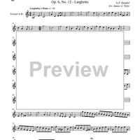 Concerto Grosso, Op. 6, No. 12 - Larghetto - Trumpet in B-flat