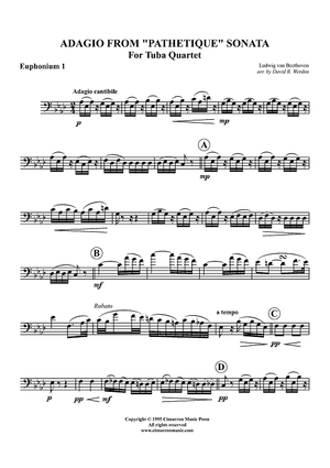 Adagio from "Pathetique" Sonata - Euphonium 1 BC/TC