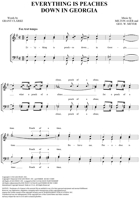 Everything Is Peaches Down In Georgia