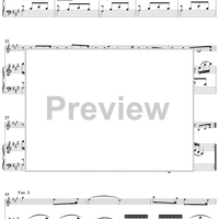 Violin Sonata in A Major, K61 - Piano Score