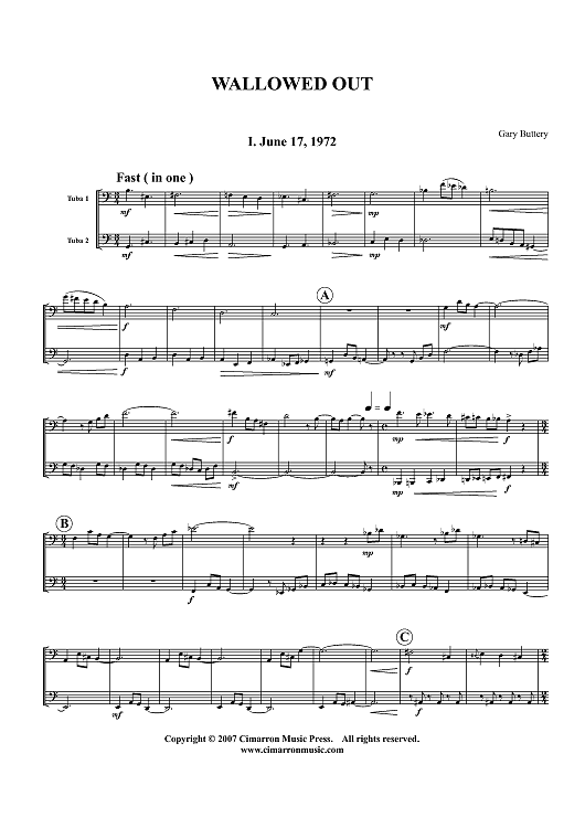 Wallowed Out - Score