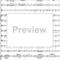 Messiah, no. 22: Behold the Lamb of God - Full Score