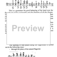 Cello - From the Harmonics to the Positions - Notes