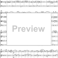 String Quartet No. 10 in E-flat Major, Op. posth. 125, No. 1 - Score
