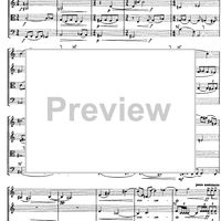 String Quartet No. 3 Op.18 - Score