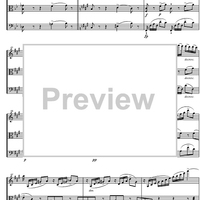 String Trio Bb Major D581A - Score