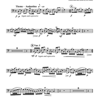 Aria con Variazioni (from the 5th Harpsichord Suite) - Tuba