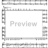 String Quartet No. 1 Op. 7 - Score