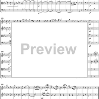 String Quartet No. 10 in E-flat Major, Op. posth. 125, No. 1 - Score