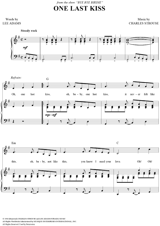One Last Kiss