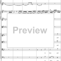 Chorus from Cantata no. 113  ("Herr Jesu Christ, du höchstes Gut") - Full Score