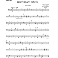 Three Susato Dances - Double Bass