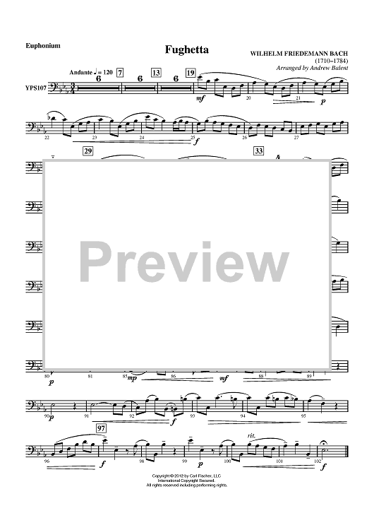 Fughetta - Euphonium BC