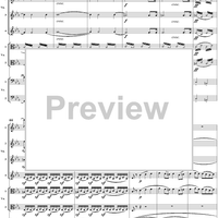 String Octet, Op. 20, Movement 1 - Score