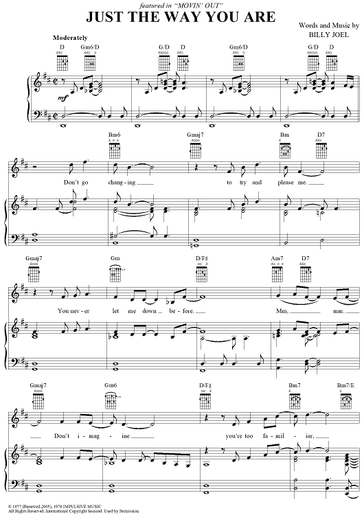 Just the Way You Are