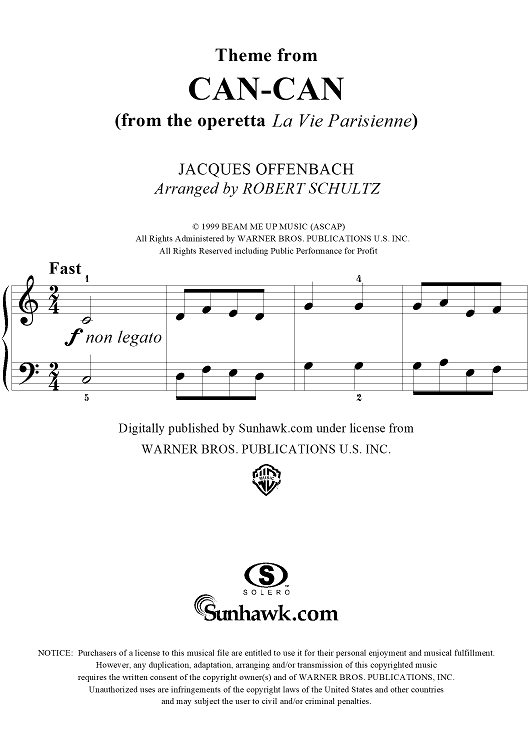 Can-Can (from the operetta "Orpheus In Hades")  (Theme)