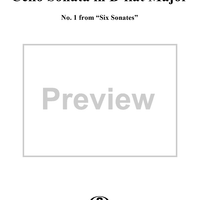 Cello Sonata No. 1 in B-flat Major, RV47 - Cello