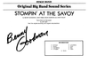 Stompin' At The Savoy - Score