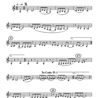 Beale Street Blues - Clarinet 3 in B-flat (op. Alto Cl.)