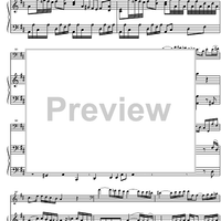 Concerto D Major - Score