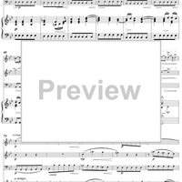 Trio Sonata in B-Flat Major, Wq161/1 - Piano Score