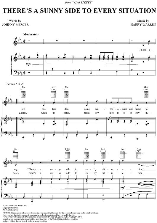 There's a Sunny Side to Every Situation