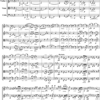String Quartet No. 16, Movement 3 - Score