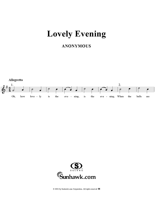 Lovely Evening