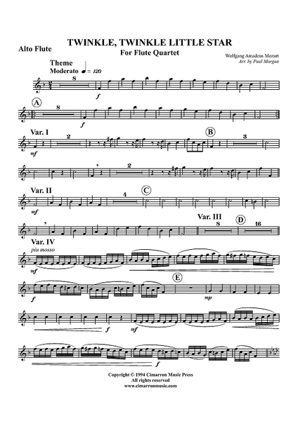 Twinkle twinkle little online star flute