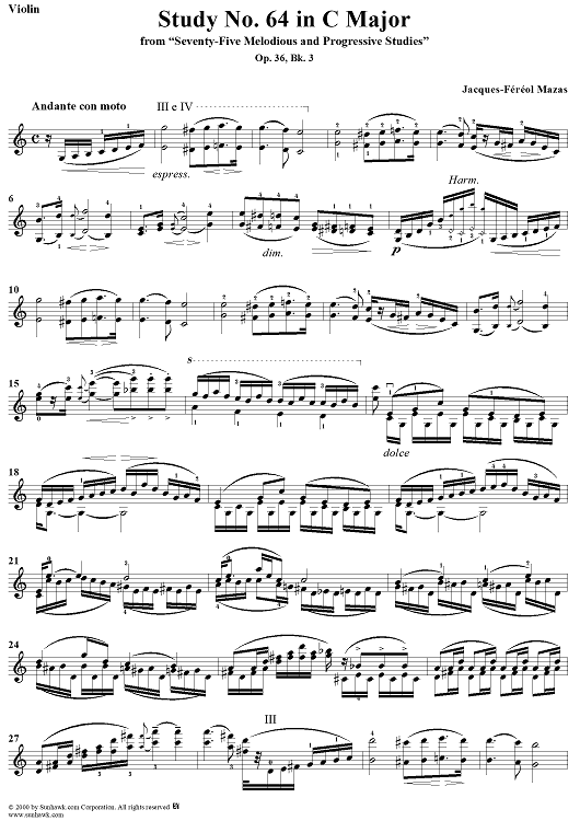 Study No. 64 in C Major