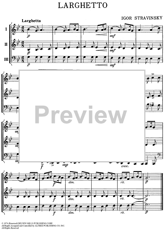 Larghetto - Horn in F