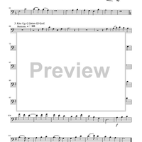 Four Hymn Settings - Trombone 1