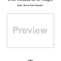 Trio Sonata no. 4 in G major - op. 5/4  (HWV399)