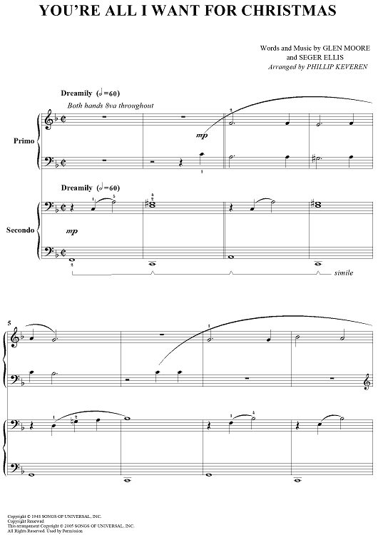 You're All I Want for Christmas