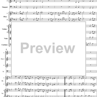 Orchestral Suite No. 3 in D Major - Score